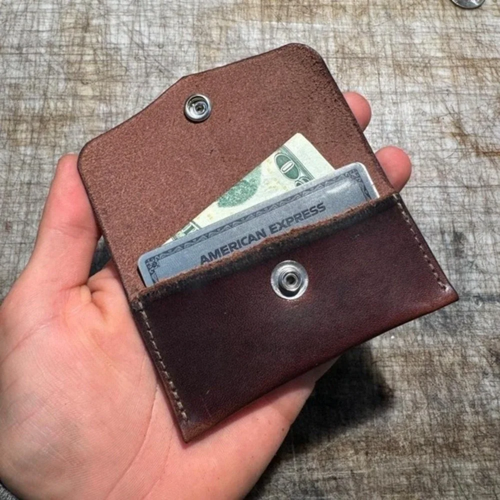 Handmade Horween‎ Dublin cardholder